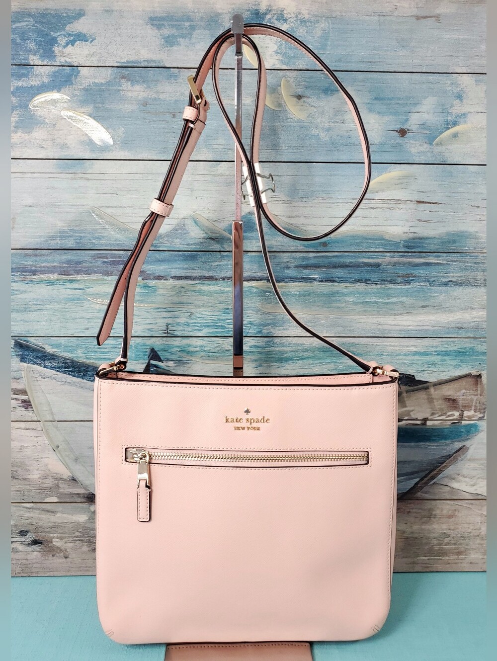 Kate Spade On Purpose Swingpack Saffiano Crossbody PINK